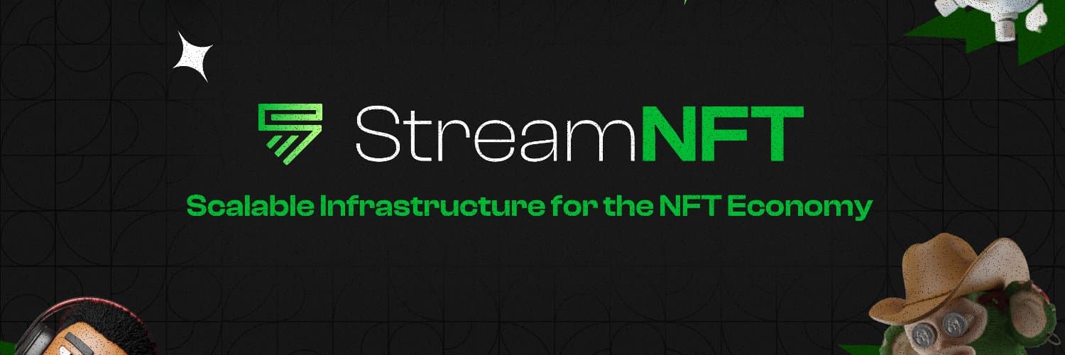 StreamNFT system banner illustrating the project